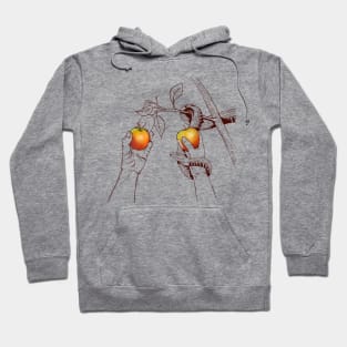 Adam and Eve Apples Hoodie